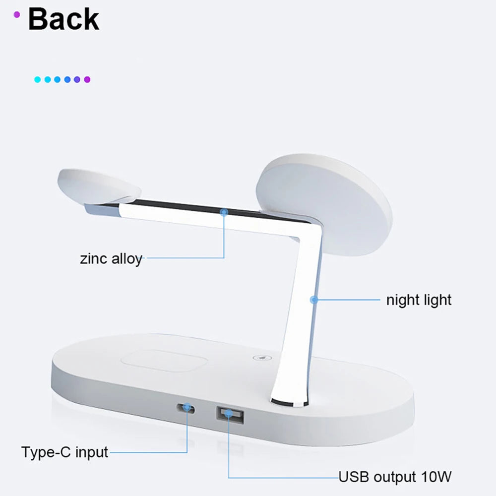 BASE DE CHARGEMENT APPLE AVEC LAMPE TACTILE